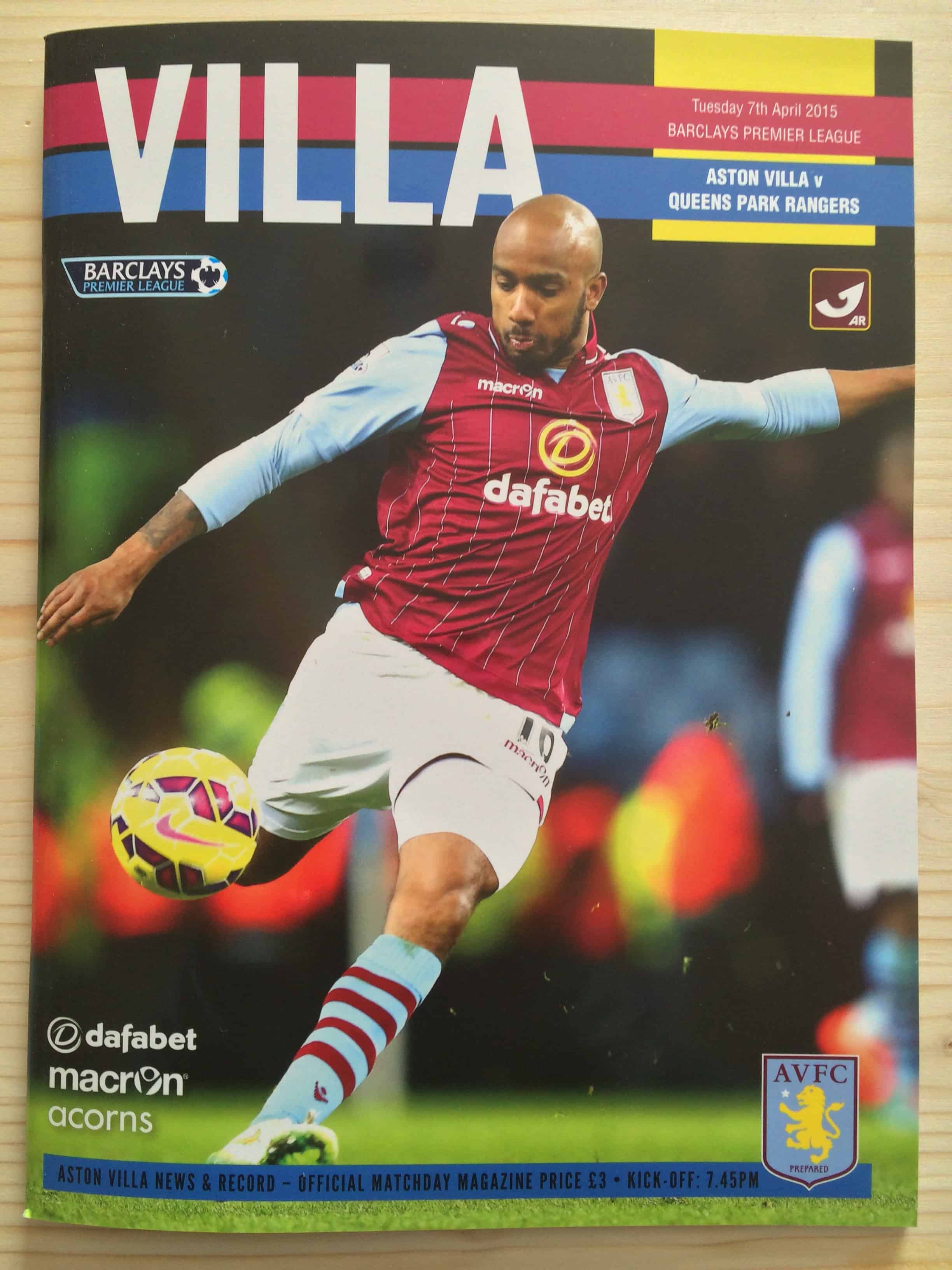 Aston Villa FC v Queens Park Rangers FC